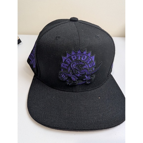 Mitchell & Ness Other - Mitchell & Ness Toronto Raptors Hat Mens 7 3/8 Black Polyester 1995 Side Patch